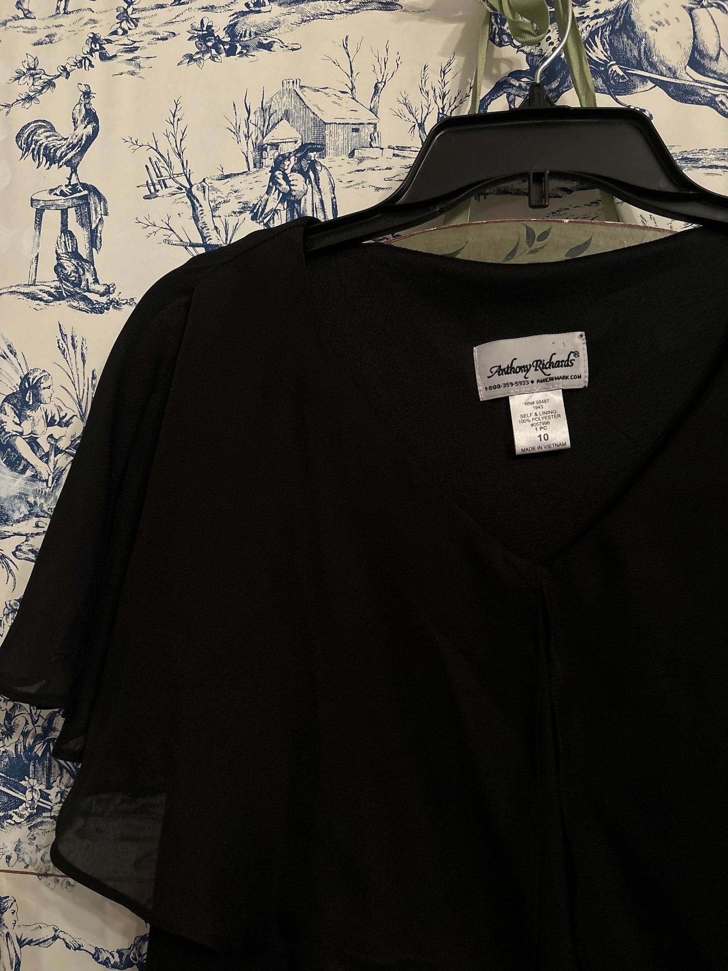 Vintage 80s Black Ruffle Tiered midi Dress | Retro Glam | Pre-Loved Chic | Sustainable Style
