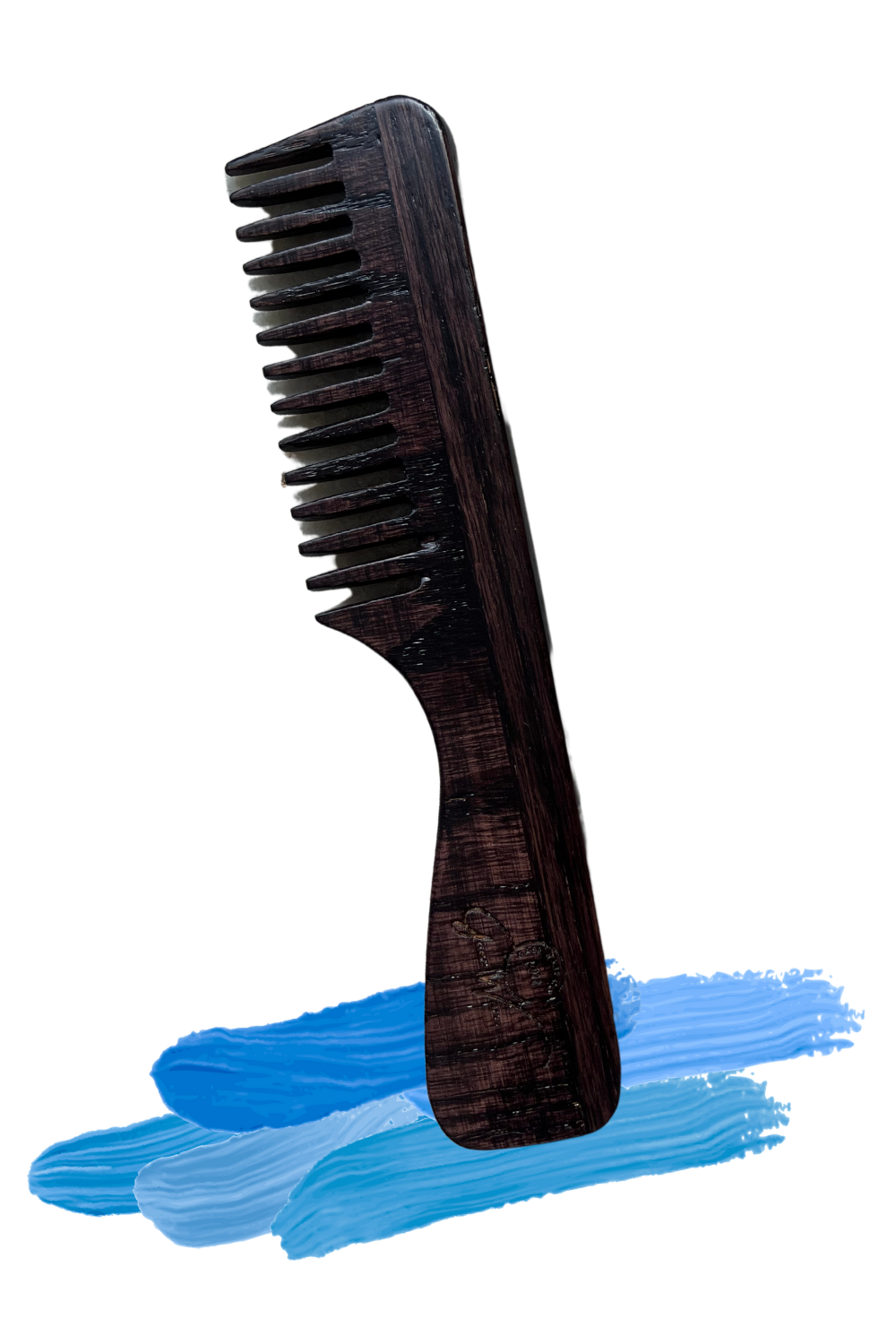 Eglantina Encino Wood Hair Comb - Anti-Frizz, Static-Free, Ethically Made, All Hair Types