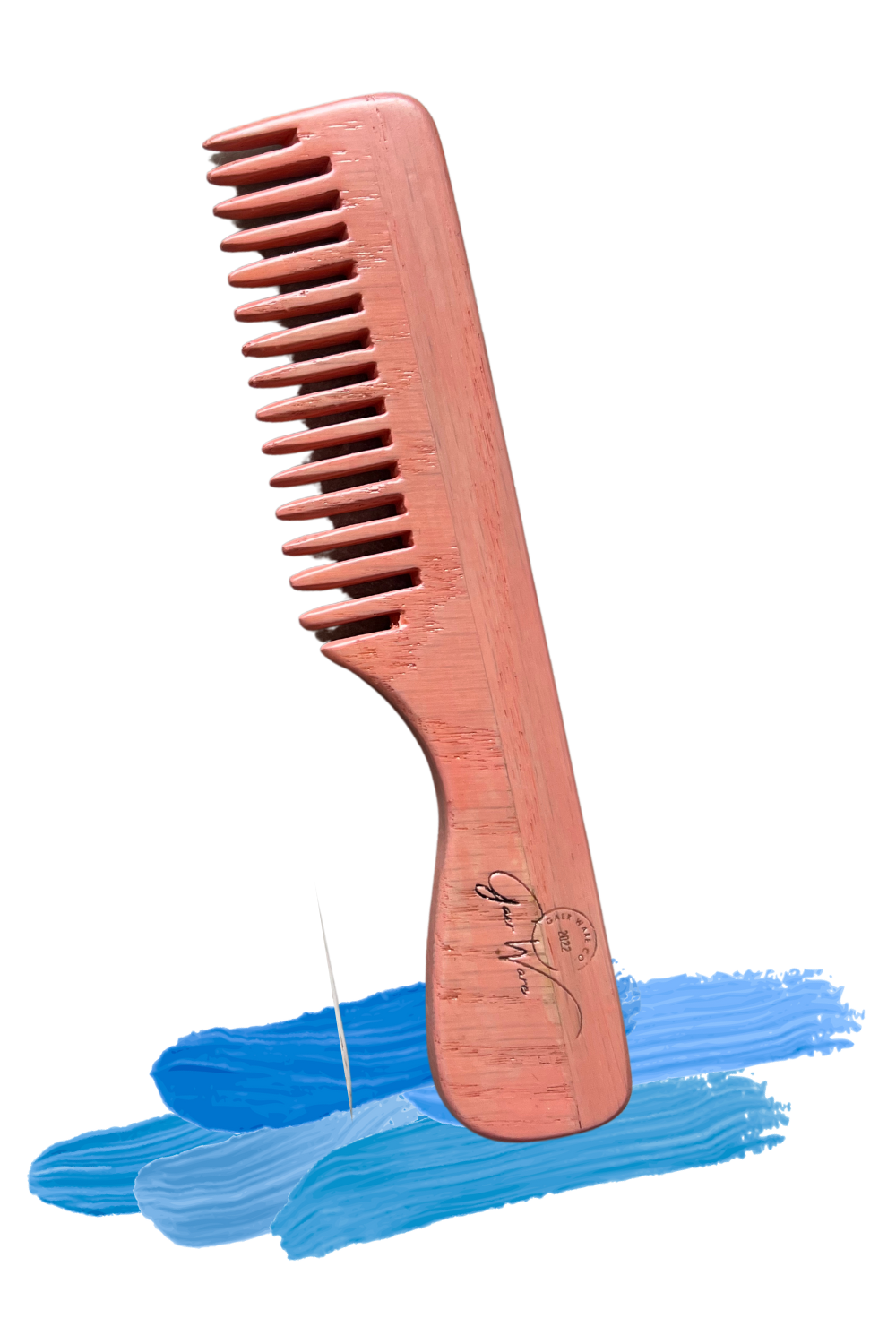 Eglantina Encino Wood Hair Comb - Anti-Frizz, Static-Free, Ethically Made, All Hair Types