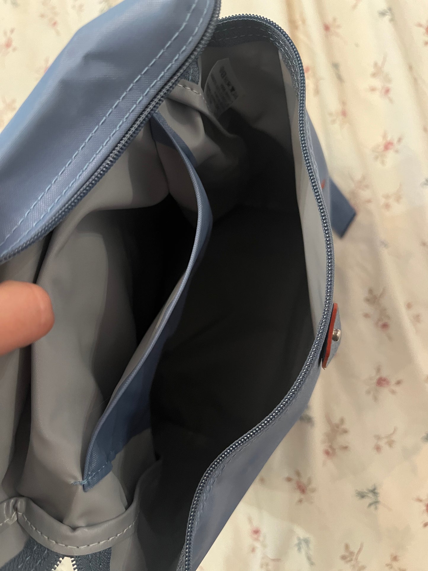 LONGCHAMP Le Pliage Club Nylon Foldable Travel Backpack BLUE MIST AUTHENTIC