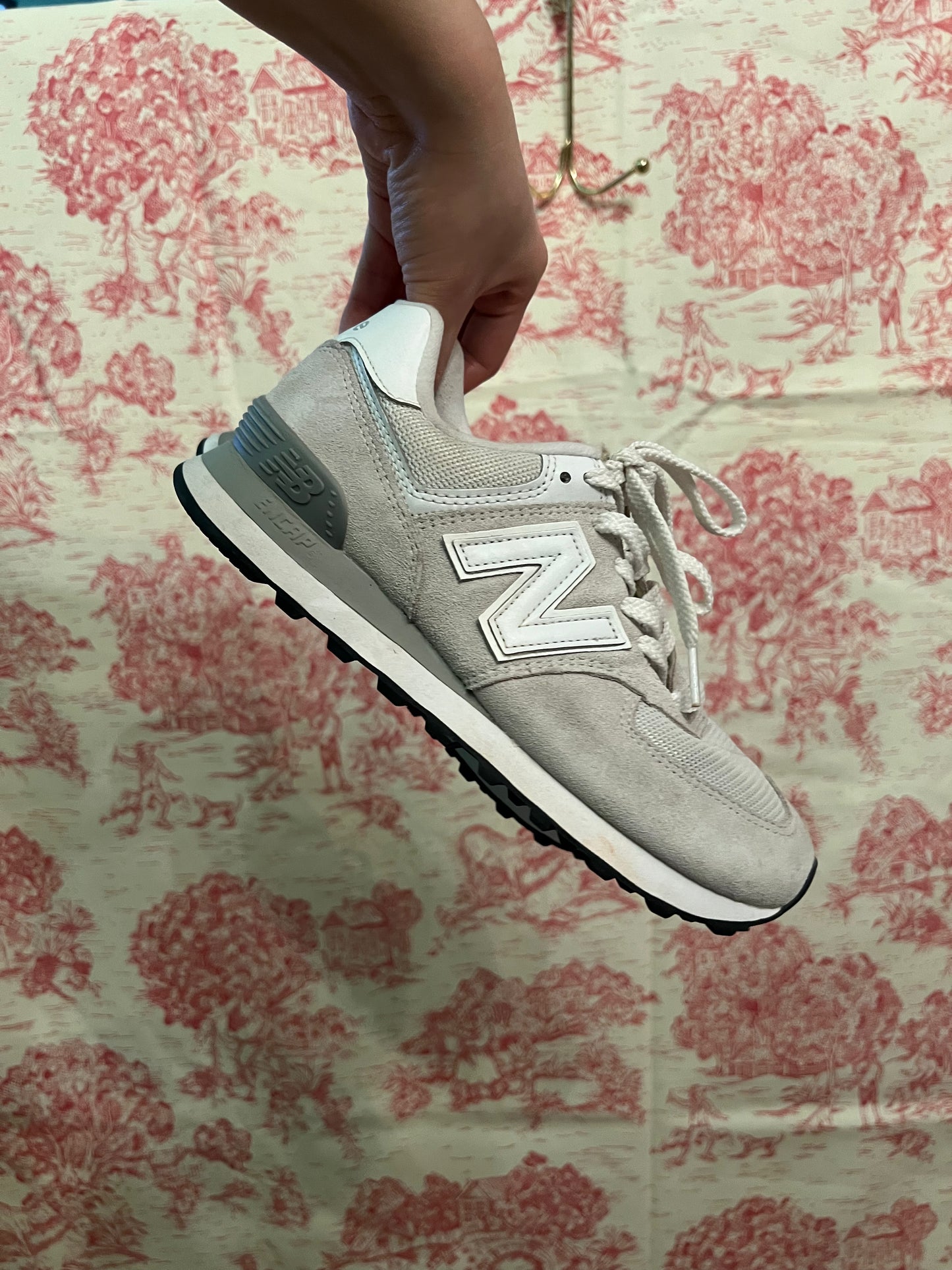 New Balance 574 Core Encap in Cloud Biege/Grey/Size 7 (EU 37)