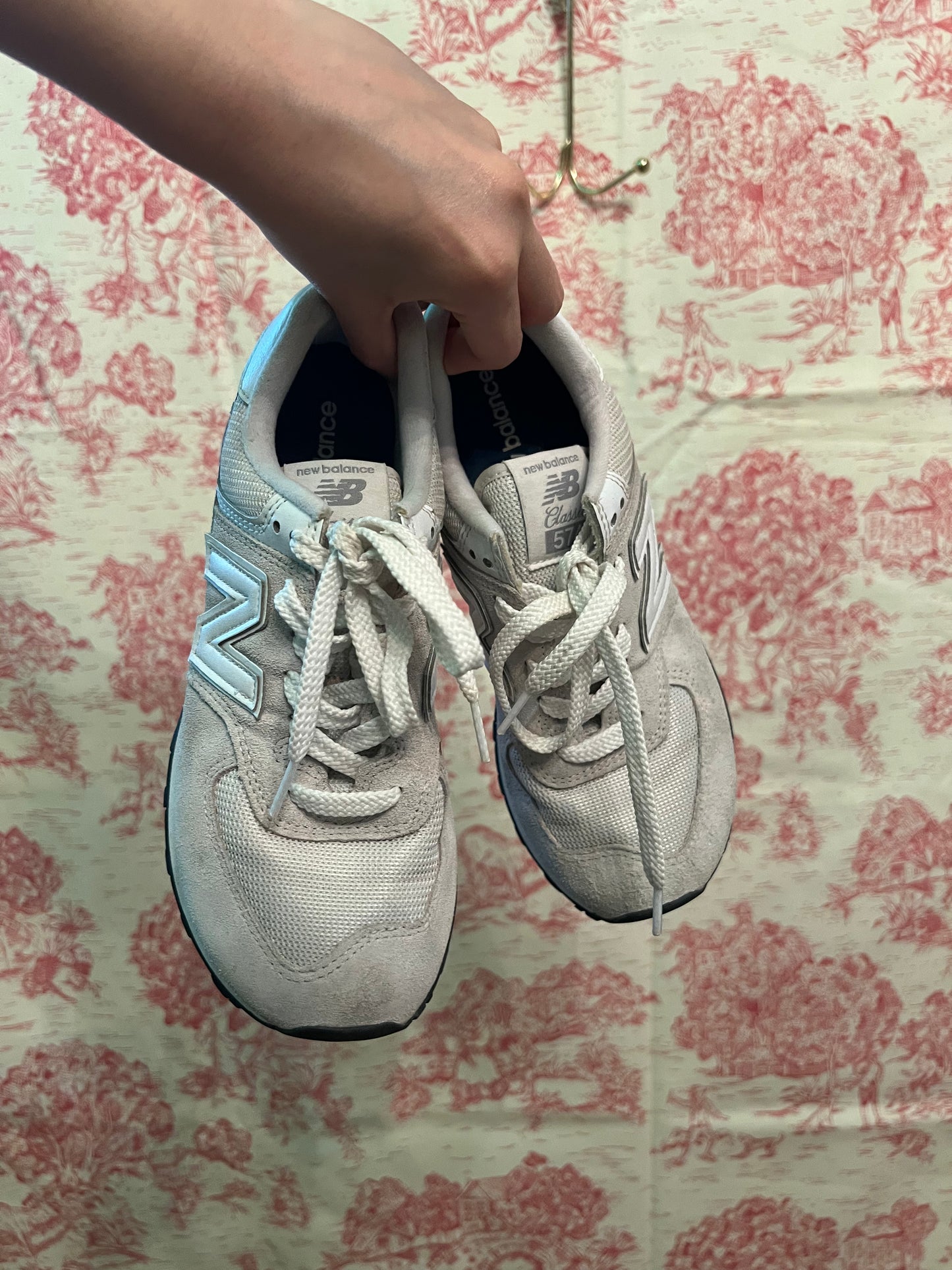New Balance 574 Core Encap in Cloud Biege/Grey/Size 7 (EU 37)