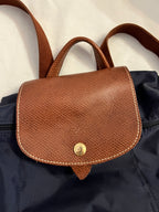 Longchamp Le Pliage Club Nylon Foldable Travel Backpack