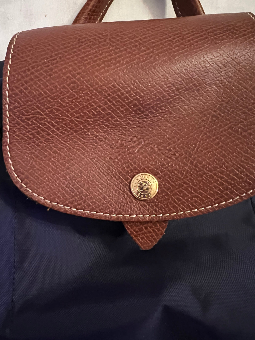 Longchamp Le Pliage Club Nylon Foldable Travel Backpack