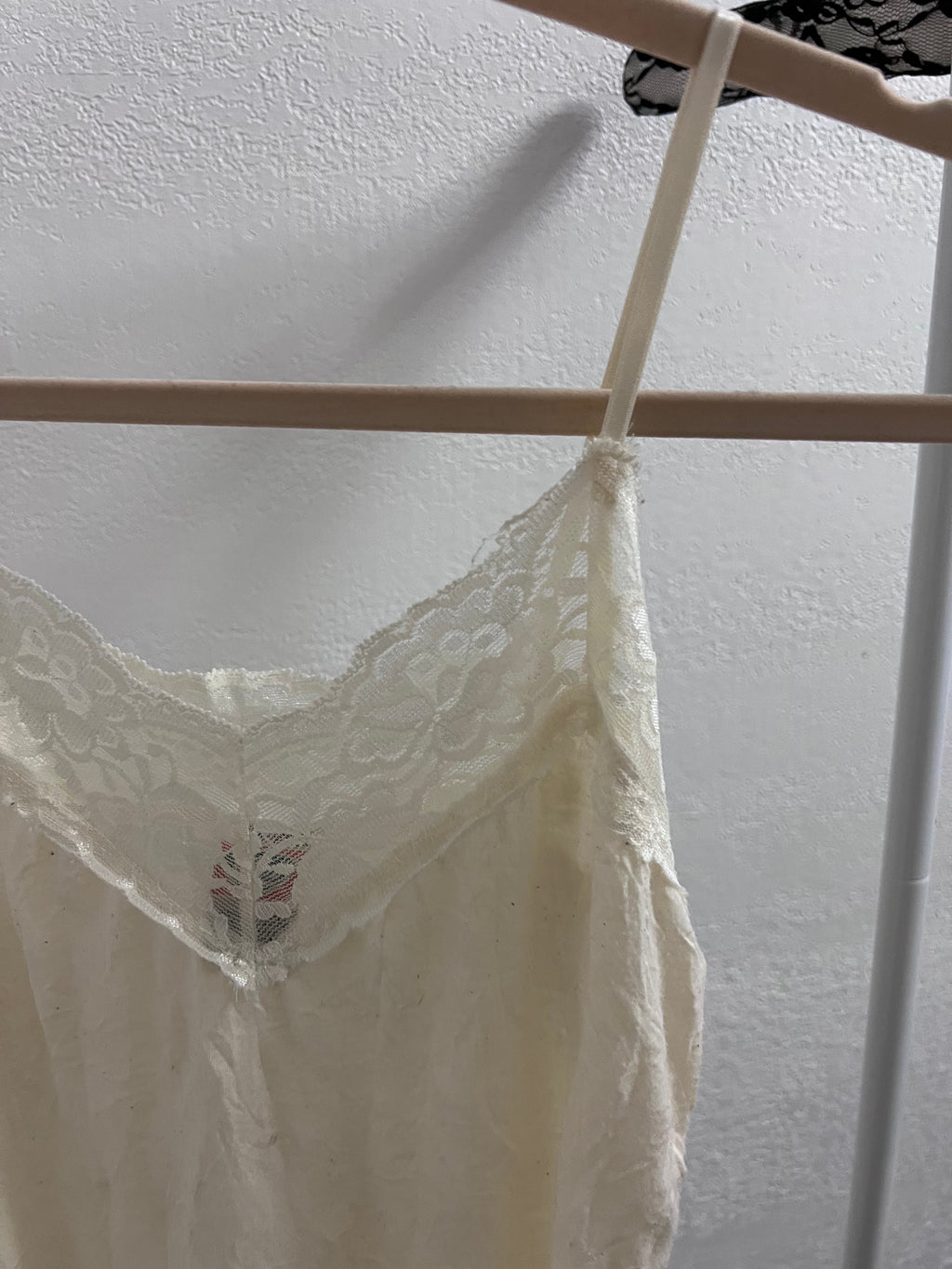 Ivory Lace Trim Cami Top