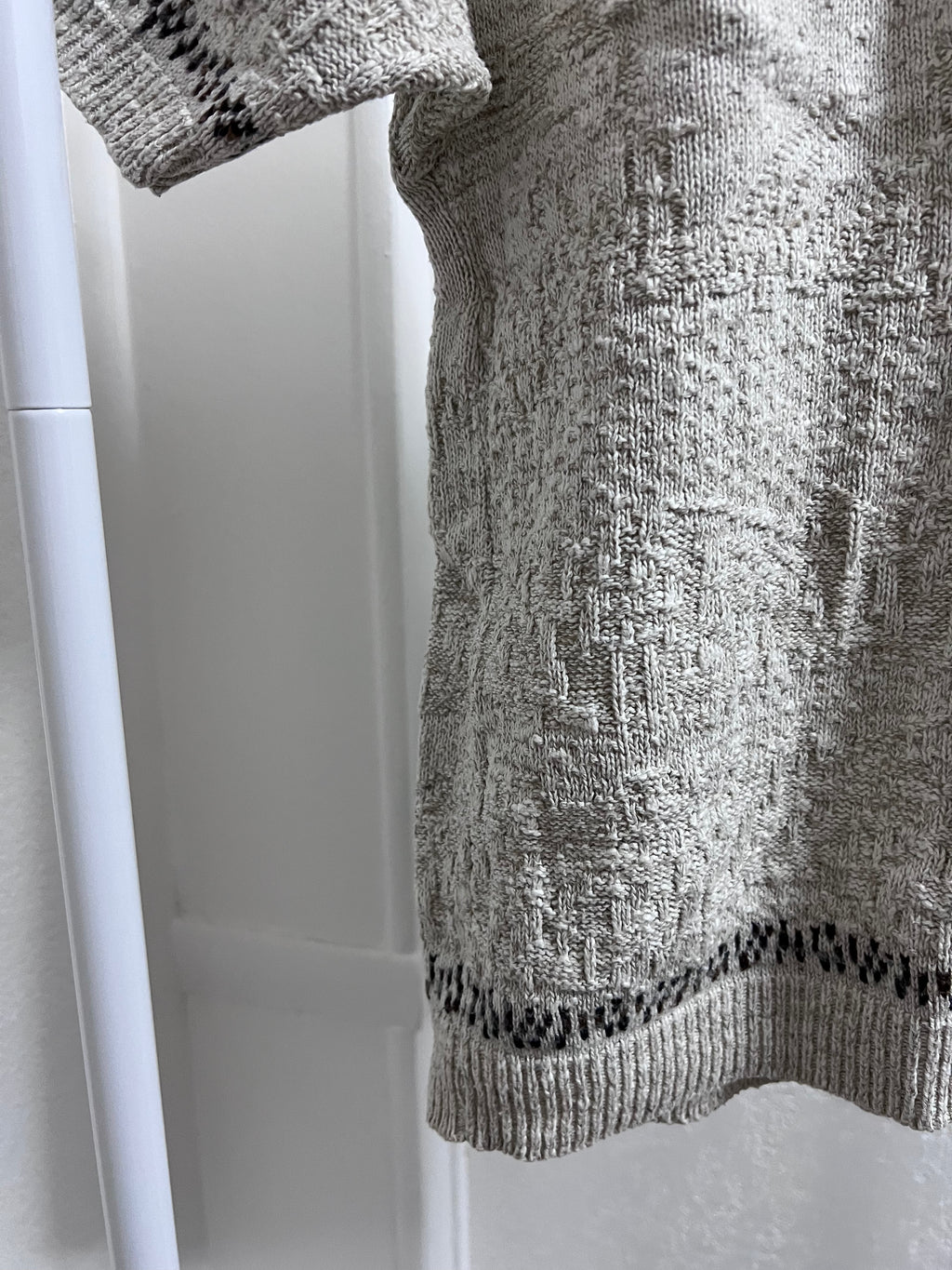 Chelsea Gardens Horse Embroidered Knit Top