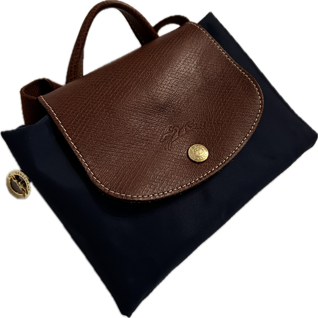 Longchamp Le Pliage Club Nylon Foldable Travel Backpack